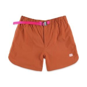 Topo Designs Women River Shorts in Size S, Brick